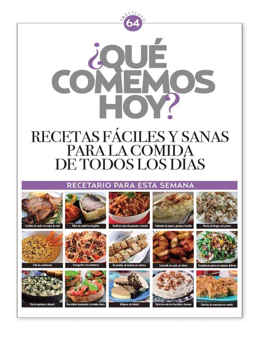 Title details for ¿Qué comemos hoy? by Media Contenidos - Available